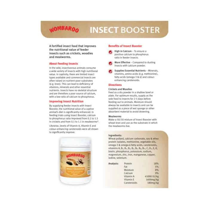 Wombaroo – Insect Booster