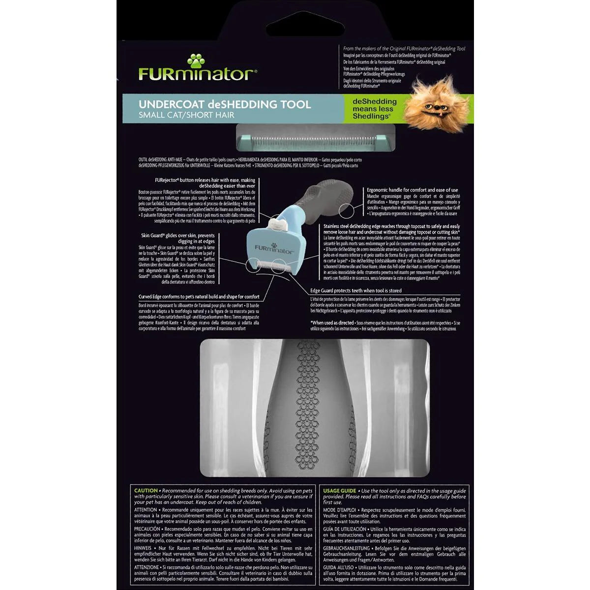 FURminator – Undercoat Deshedding Tool – Short Hair Cat