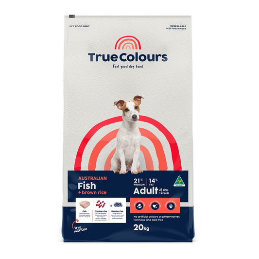 True Colours – Adult Dog – Australian Fish + Brown Rice