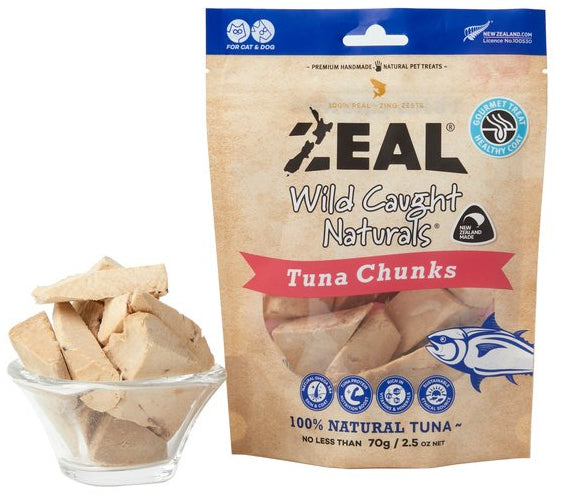 Zeal – NZ Caught Naturals – Tuna Chunks