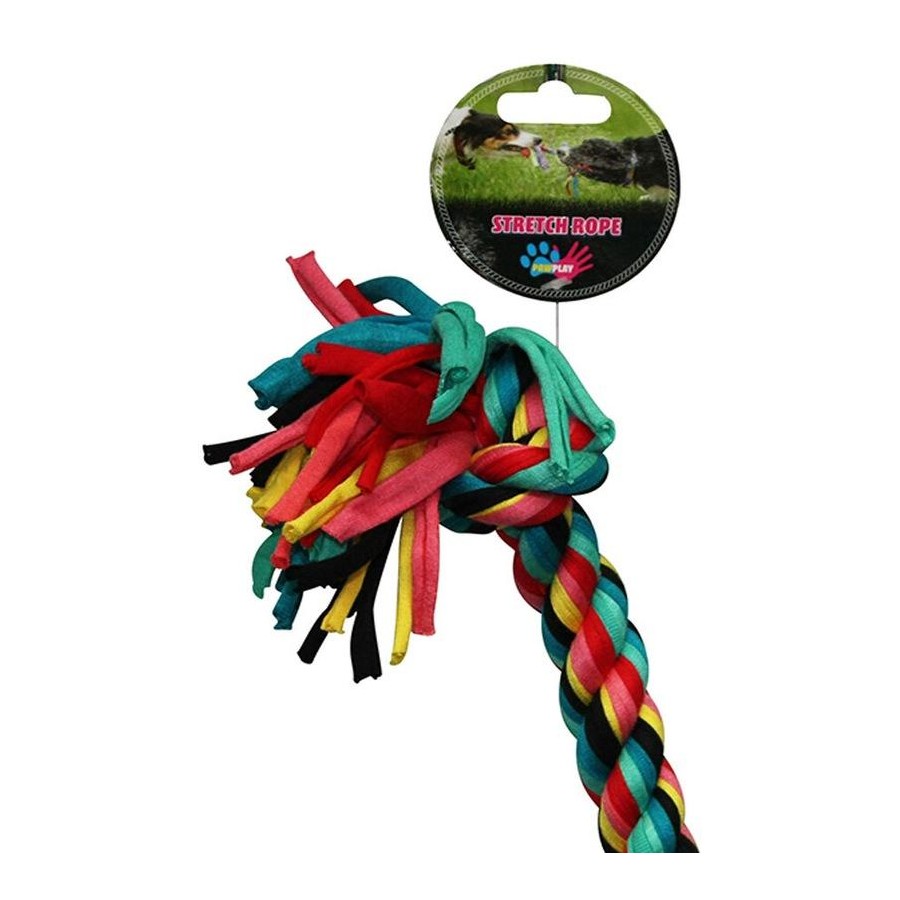 Paw Play – Stretch Rope – Bone