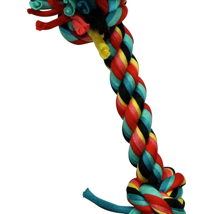 Paw Play – Stretch Rope – Bone