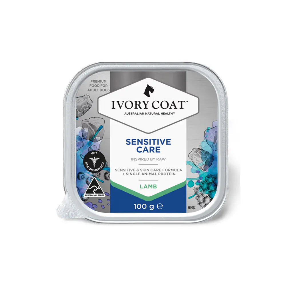 Ivory Coat – Wet Food Trays – Adult Dog – Inspired By Raw – Sensitive Care