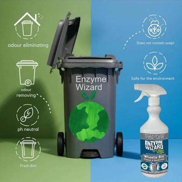 Enzyme Wizard – Wheelie Bin Cleaner & Deodoriser