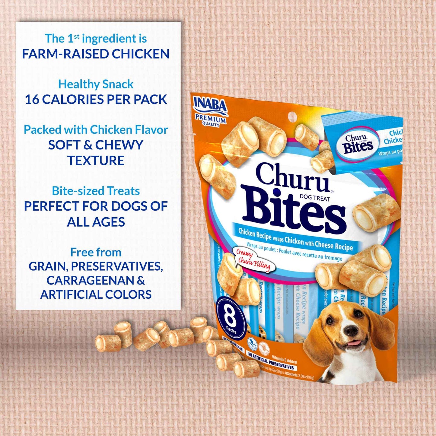 Inaba – Dog Churu Bites – Variety Pack