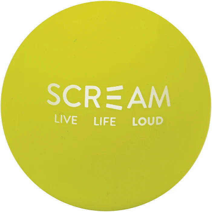 Scream – Rubber Ball – Loud Green – Medium – 6cm