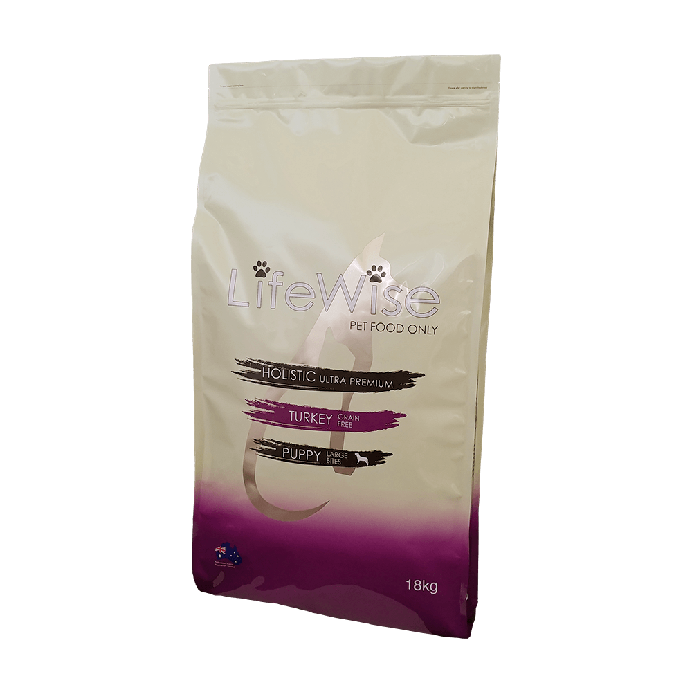 LifeWise – Puppy Stage 3 – GRAIN FREE – Turkey – Large Bites