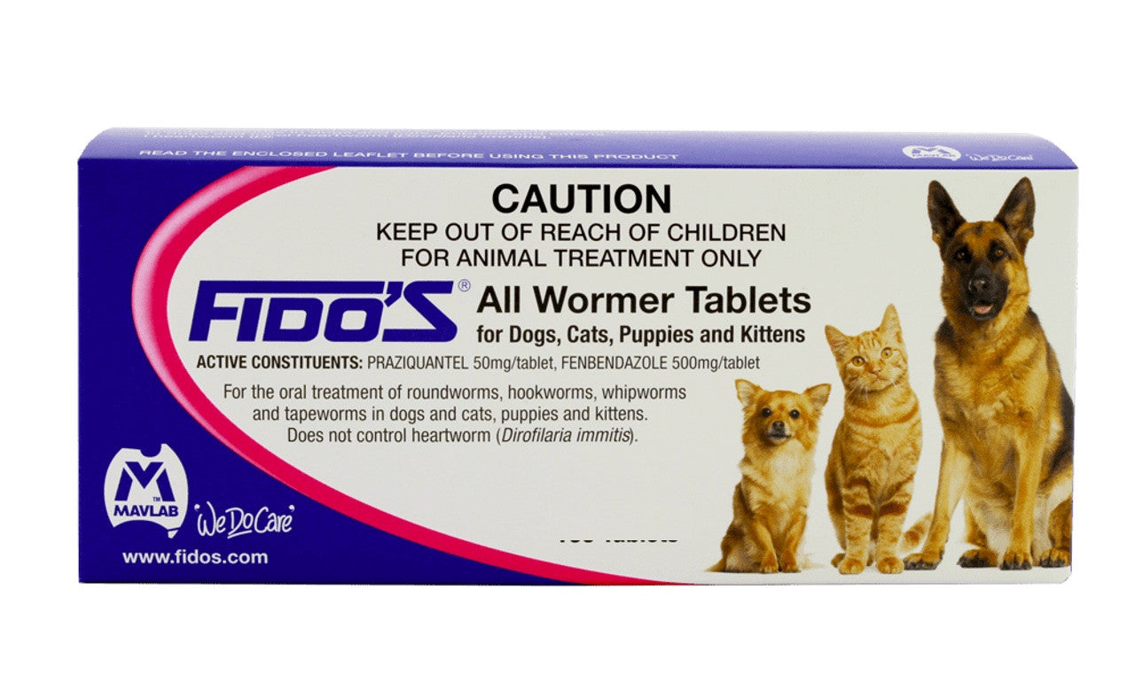 Fido’s – All Wormer Tablets