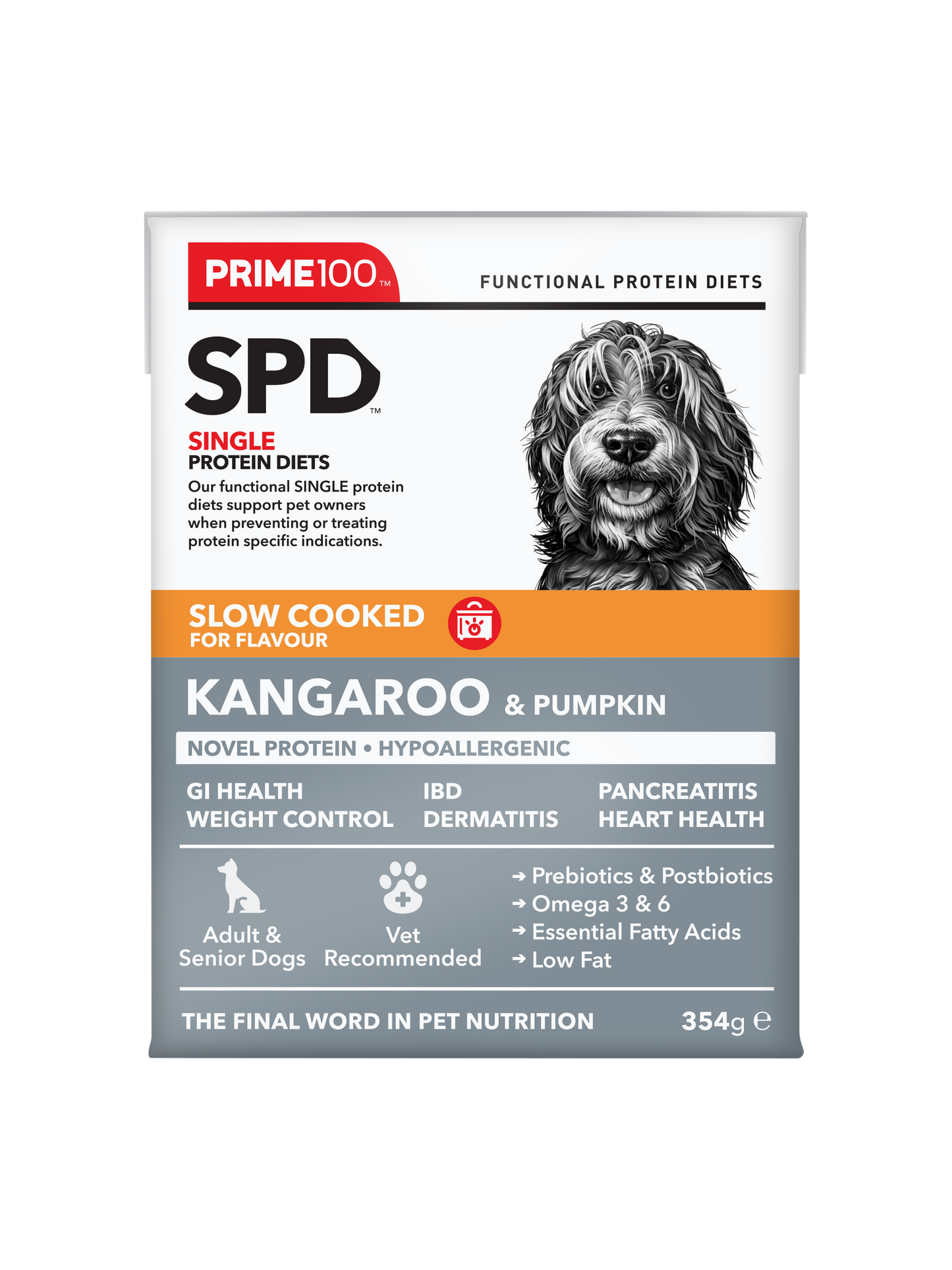 Prime100 – SPD Slow Cooked – Kangaroo & Pumpkin