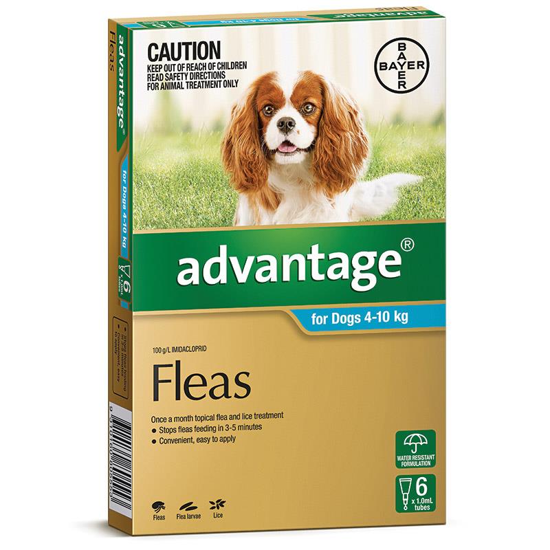 Advantage Fleas – Dogs 4kg to 10kg