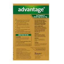 Advantage Fleas – Puppies & Small Dogs up to 4kg