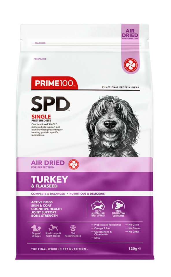 Prime100 – SPD Air Dried – Turkey & Flaxseed