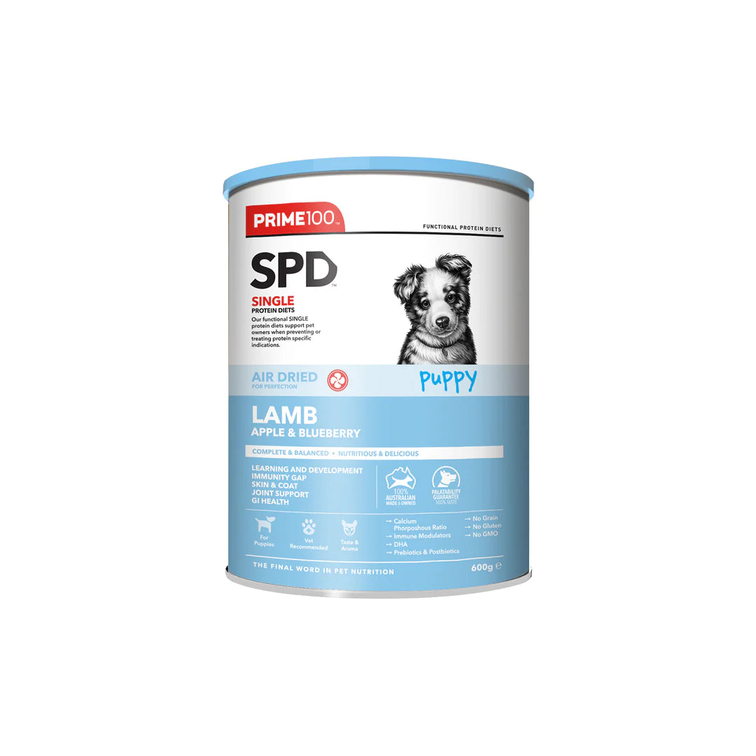 Prime100 – SPD Air Dried – Lamb, Apple & Blueberry – Puppy - Barkn Bargains