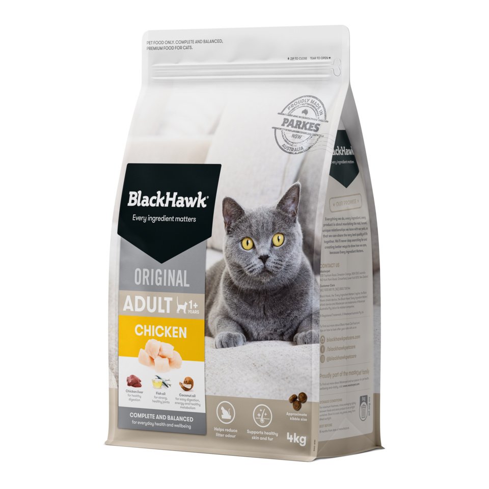 Black Hawk – Adult Cat – Chicken