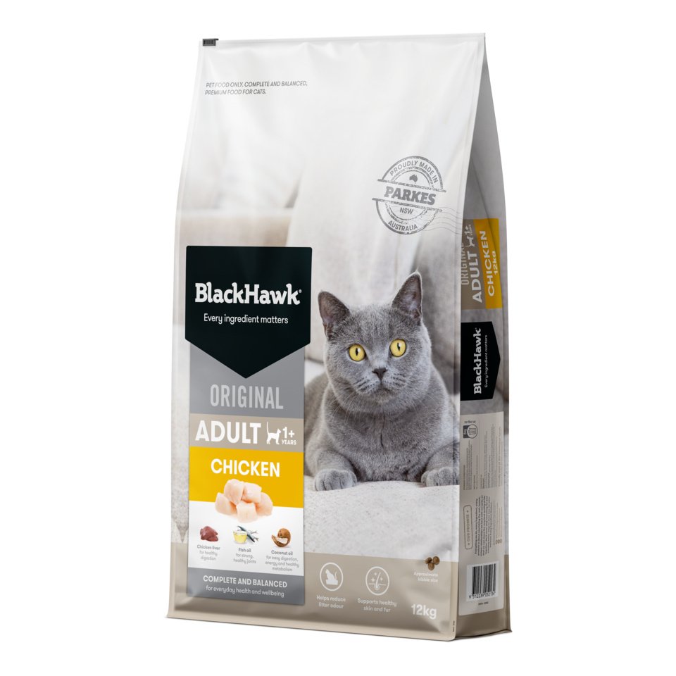 Black Hawk – Adult Cat – Chicken