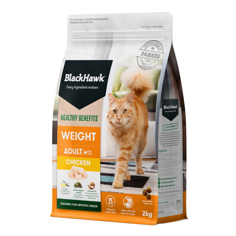Black Hawk – Adult Cat – Healthy Benefits – Weight Management Chicken