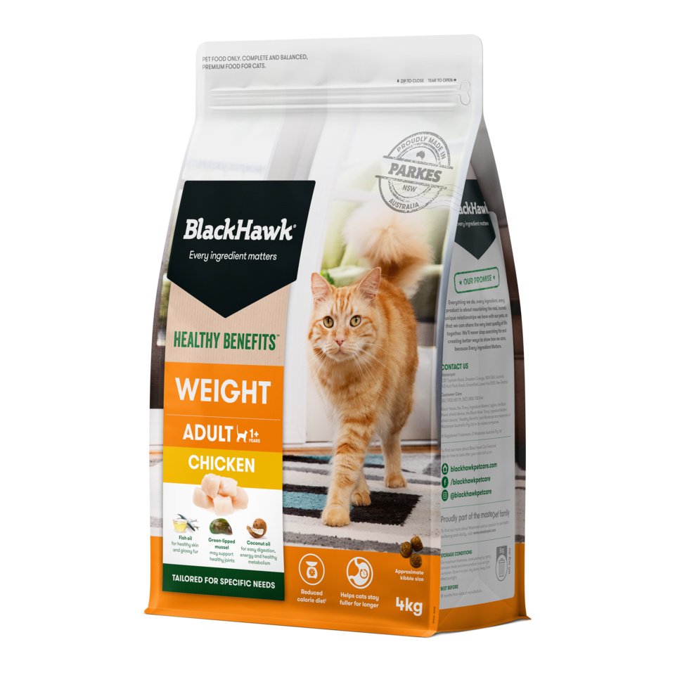 Black Hawk – Adult Cat – Healthy Benefits – Weight Management Chicken