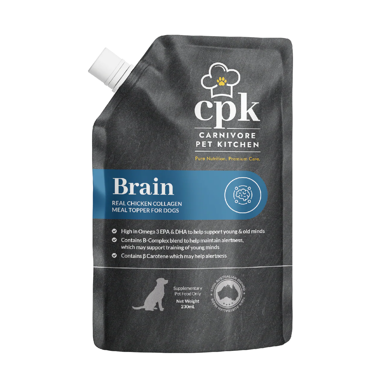 Carnivore Pet Kitchen – Meal Topper For Dogs – Brain (EXP 11/26)