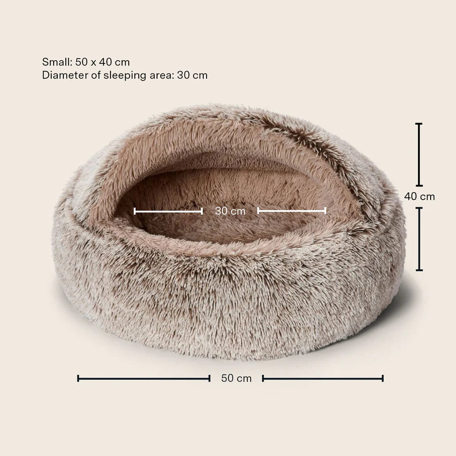 Snooza – Calming Hoodie Cuddler – Mink - Barkn Bargains