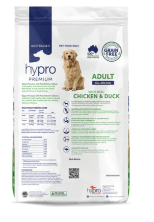 Hypro Premium – Adult Dog – GRAIN FREE – Chicken & Duck