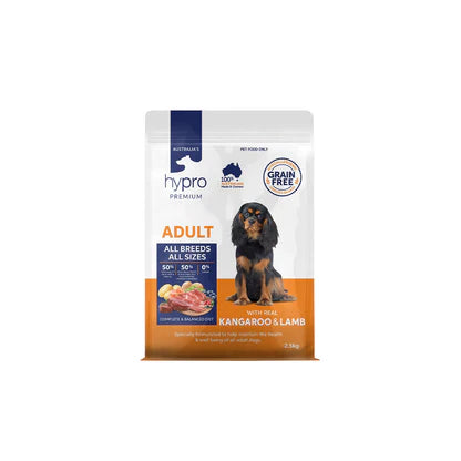 Hypro Premium – Adult Dog – GRAIN FREE – Kangaroo & Lamb