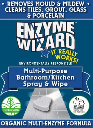 Enzyme Wizard – Multi-Purpose Bathroom/Kitchen Spray & Wipe