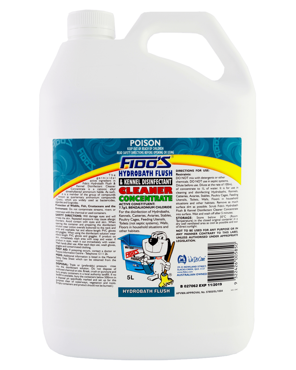 Fido’s – Hydro Bath – Flush Disinfectant