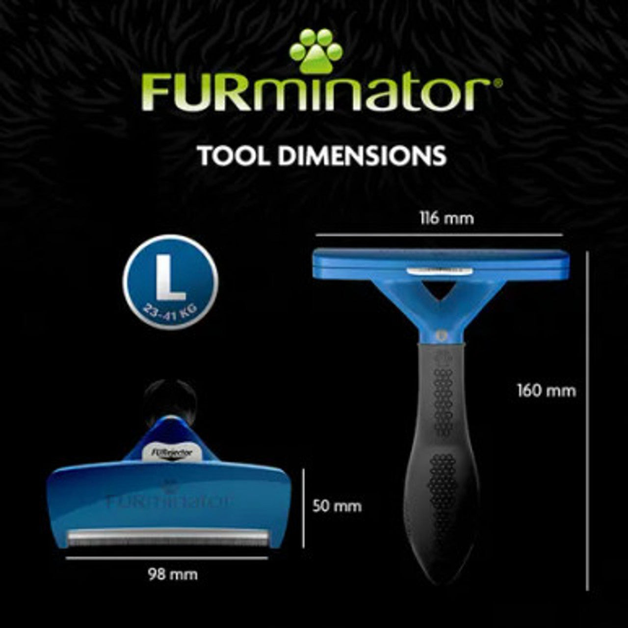 FURminator – Undercoat Deshedding Tool – Long Hair Dogs