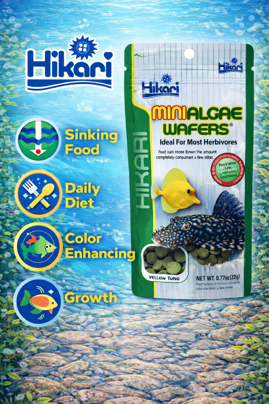 Hikari – Algae Wafers – Mini