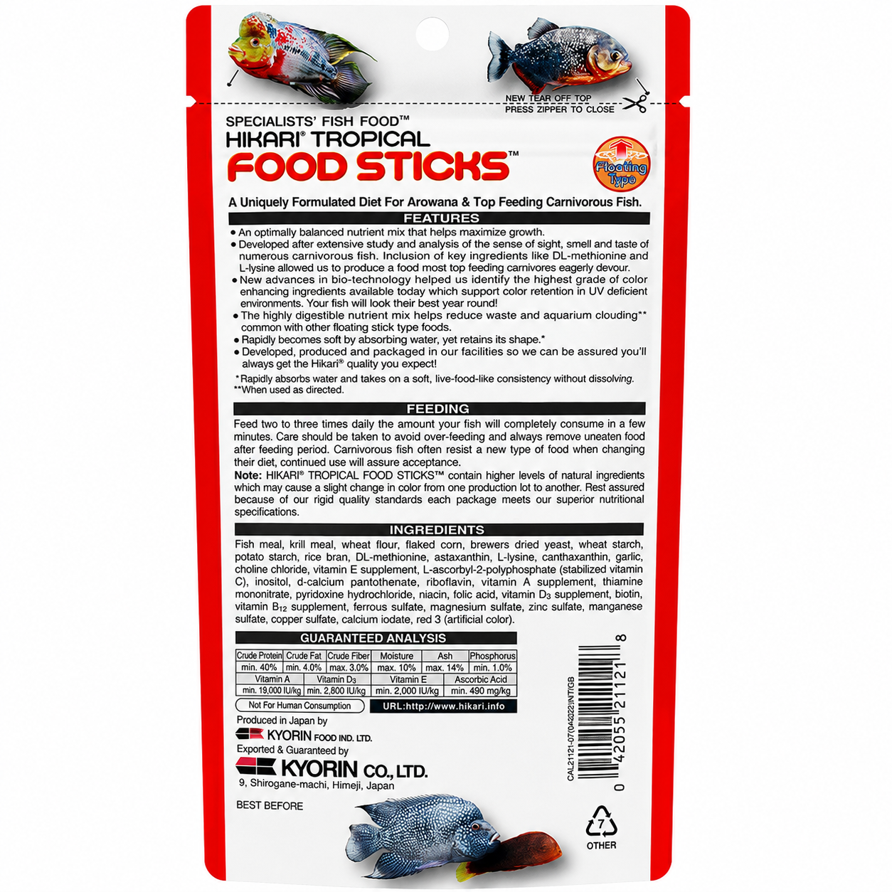 Hikari – Food Sticks