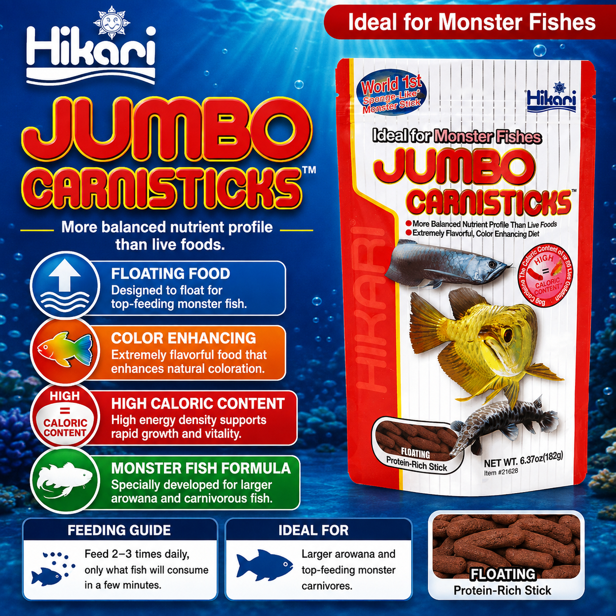 Hikari – Jumbo Carnisticks