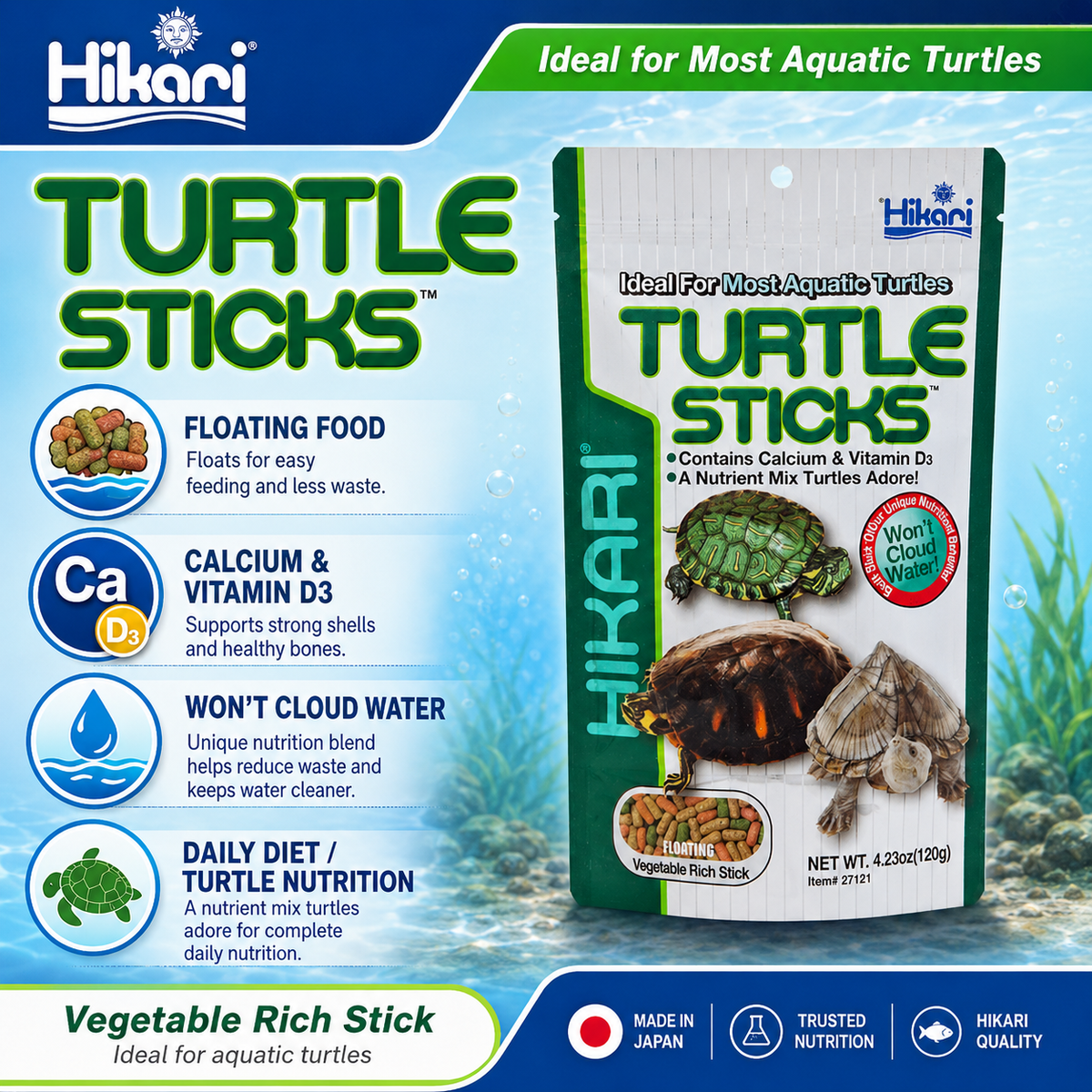 Hikari – Turtle Sticks