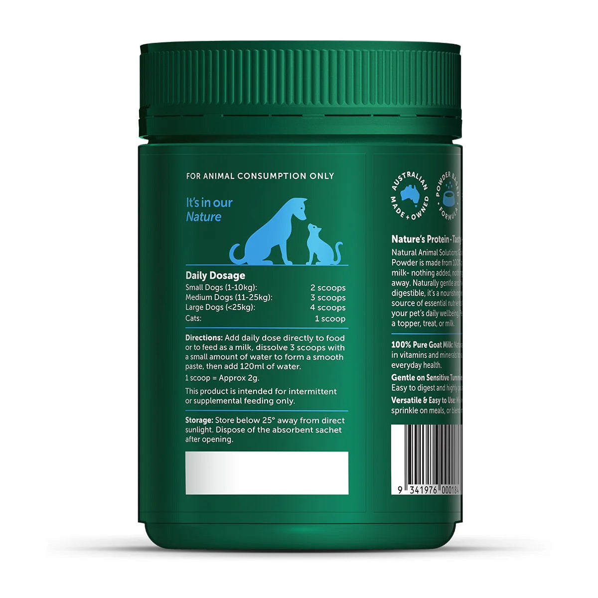Natural Animal Solutions – Goat Milk Powder