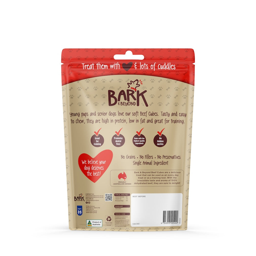 Bark & Beyond – Beef Cubes - Barkn Bargains