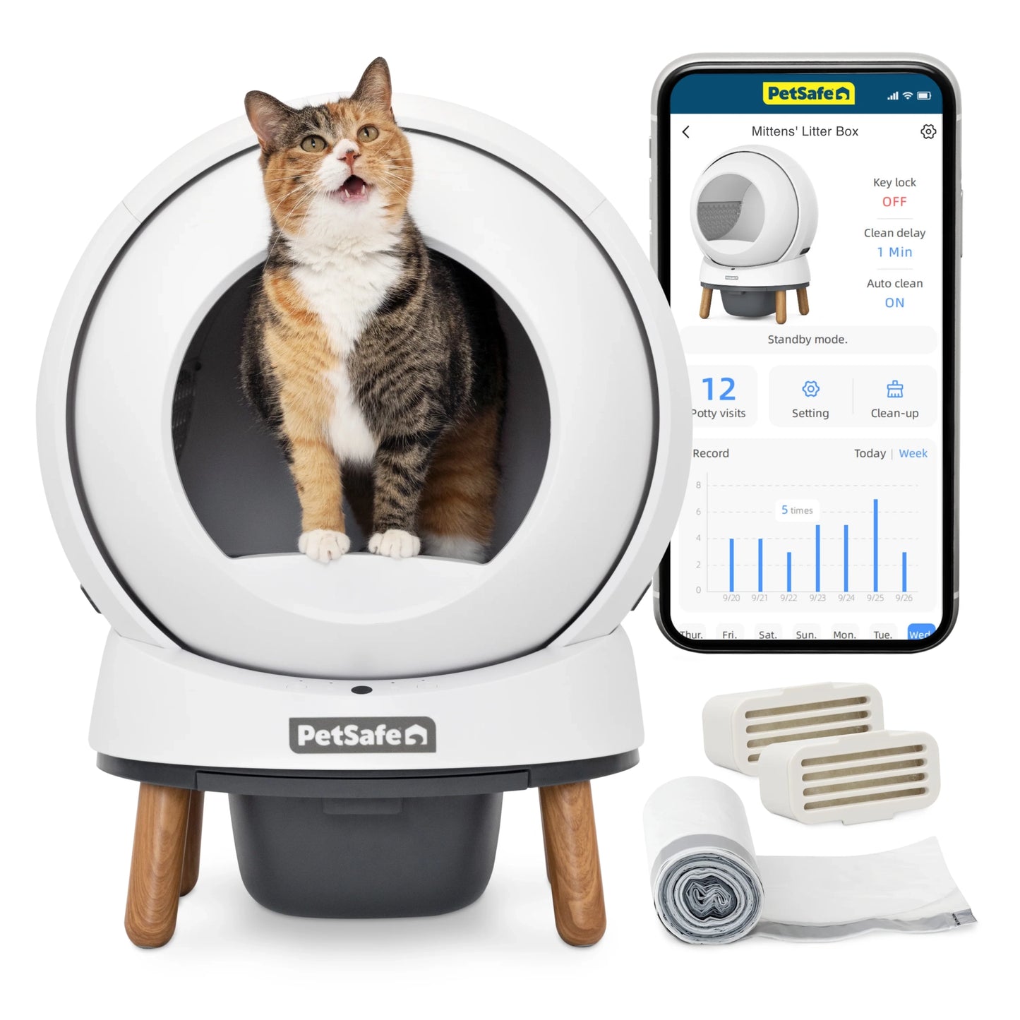 PetSafe – ScoopFree SmartSpin Self-Cleaning Litter Box - Barkn Bargains