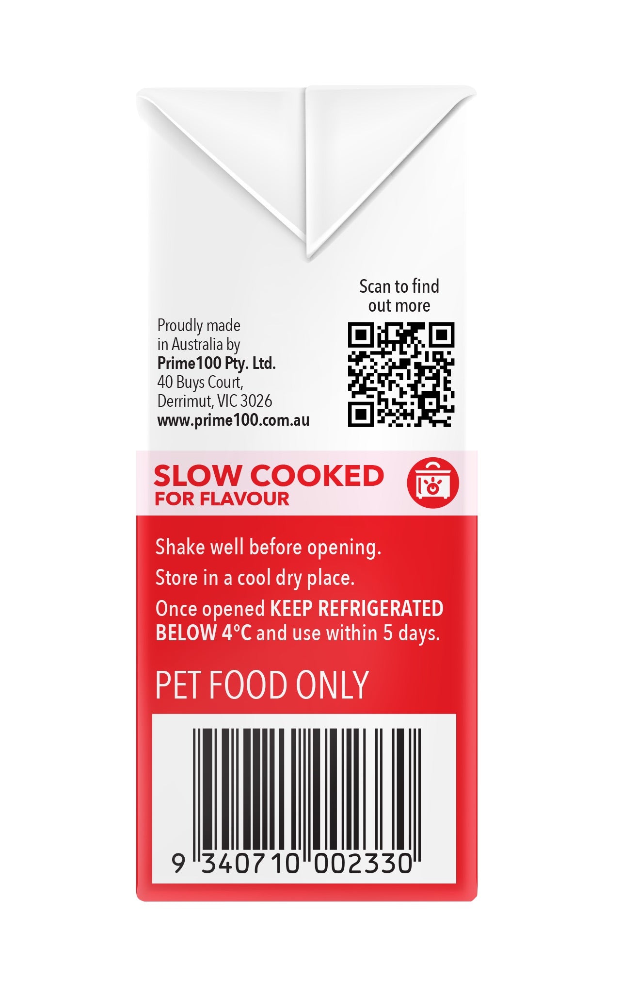 Prime100 – SPD Slow Cooked – Duck & Sweet Potato