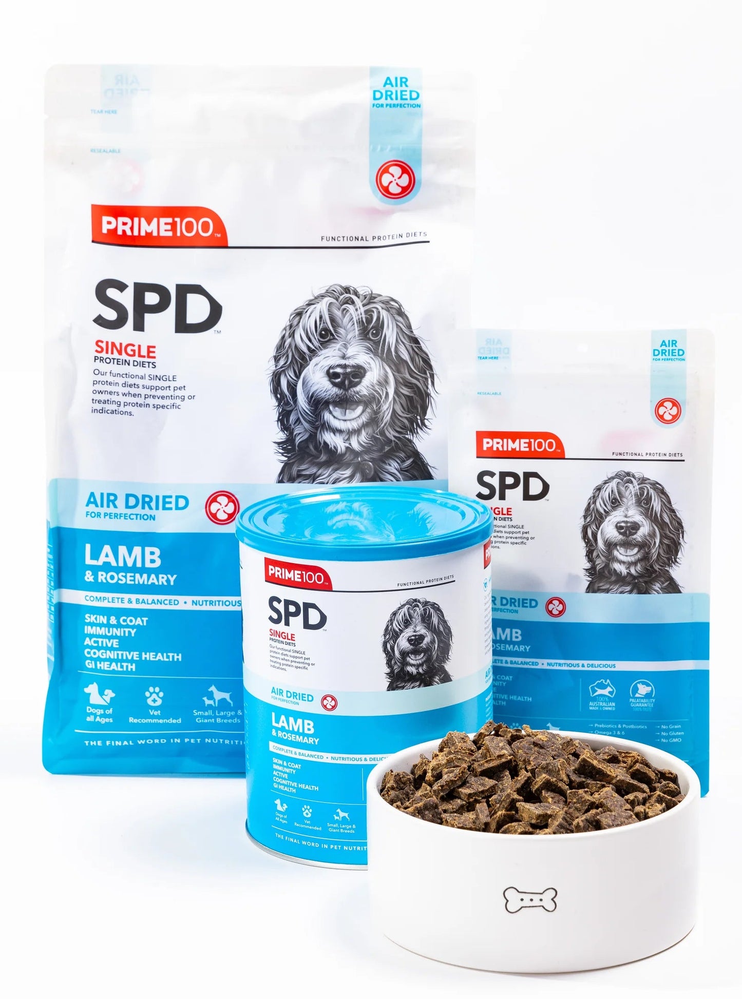 Prime100 – SPD Air Dried – Lamb & Rosemary