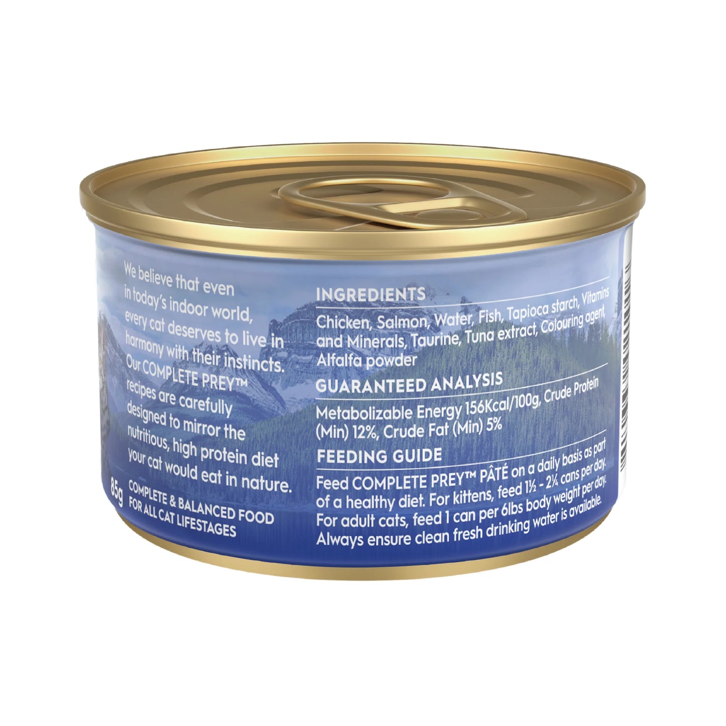 Trilogy – Wet Food Tins – Adult Cat – GRAIN FREE – Pate