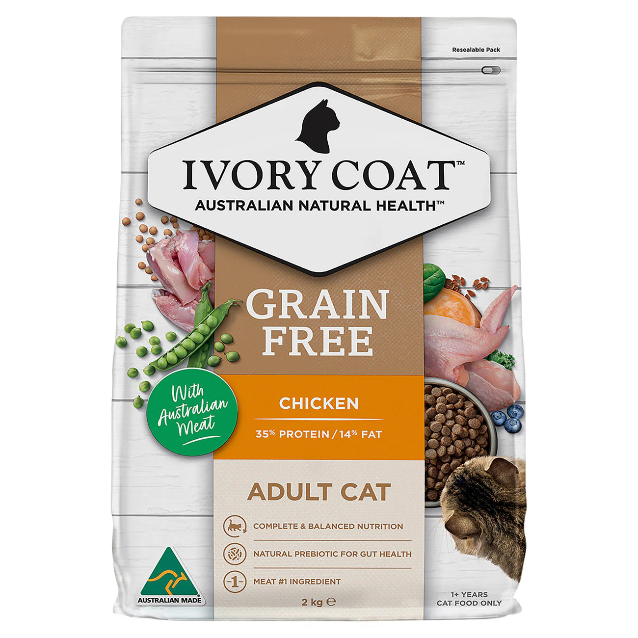 Ivory Coat – Adult Cat – GRAIN FREE – Chicken