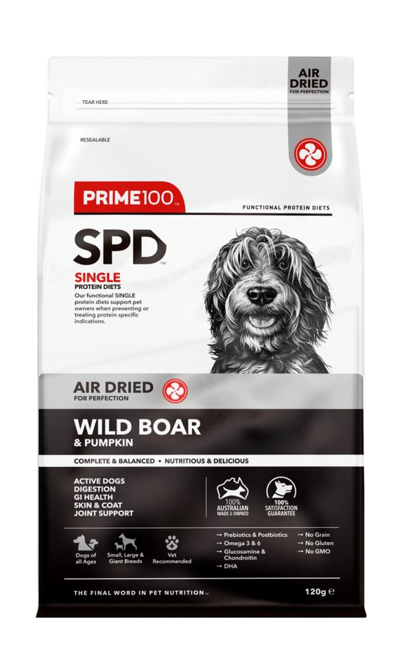 Prime100 – SPD Air Dried – Wild Boar & Pumpkin