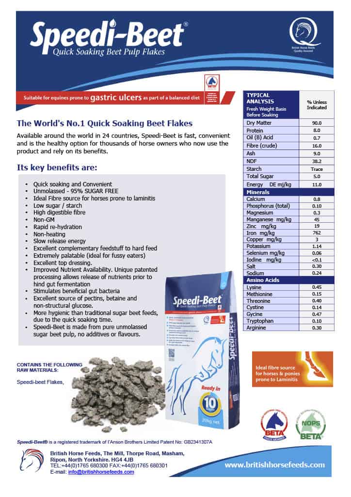 Speedi-Beet – Beet Pulp Flakes – SPECIAL ORDER