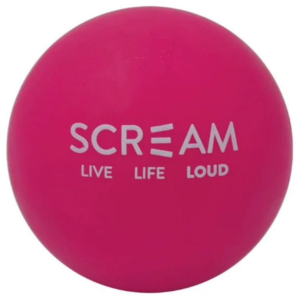 Scream – Rubber Ball – Loud Pink – Medium – 6cm