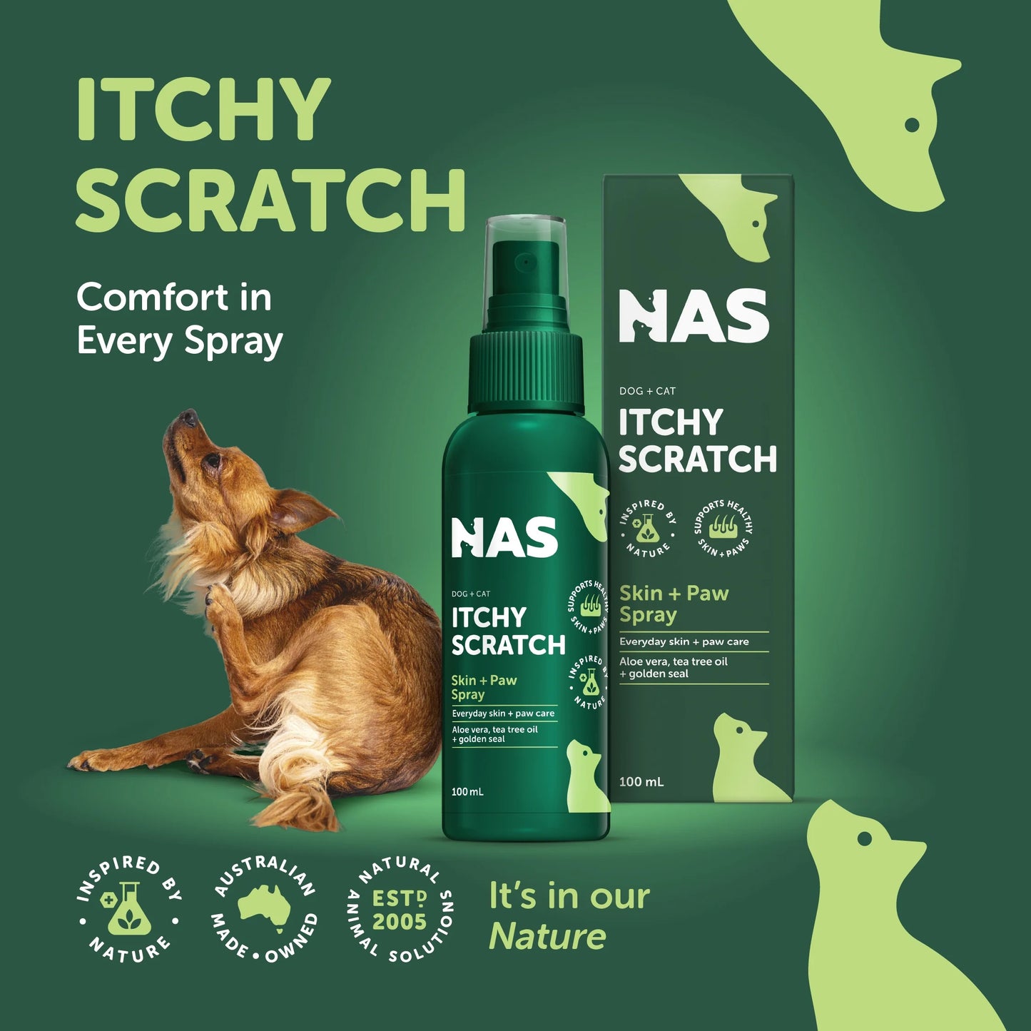 Natural Animal Solutions – Itchy Scratch