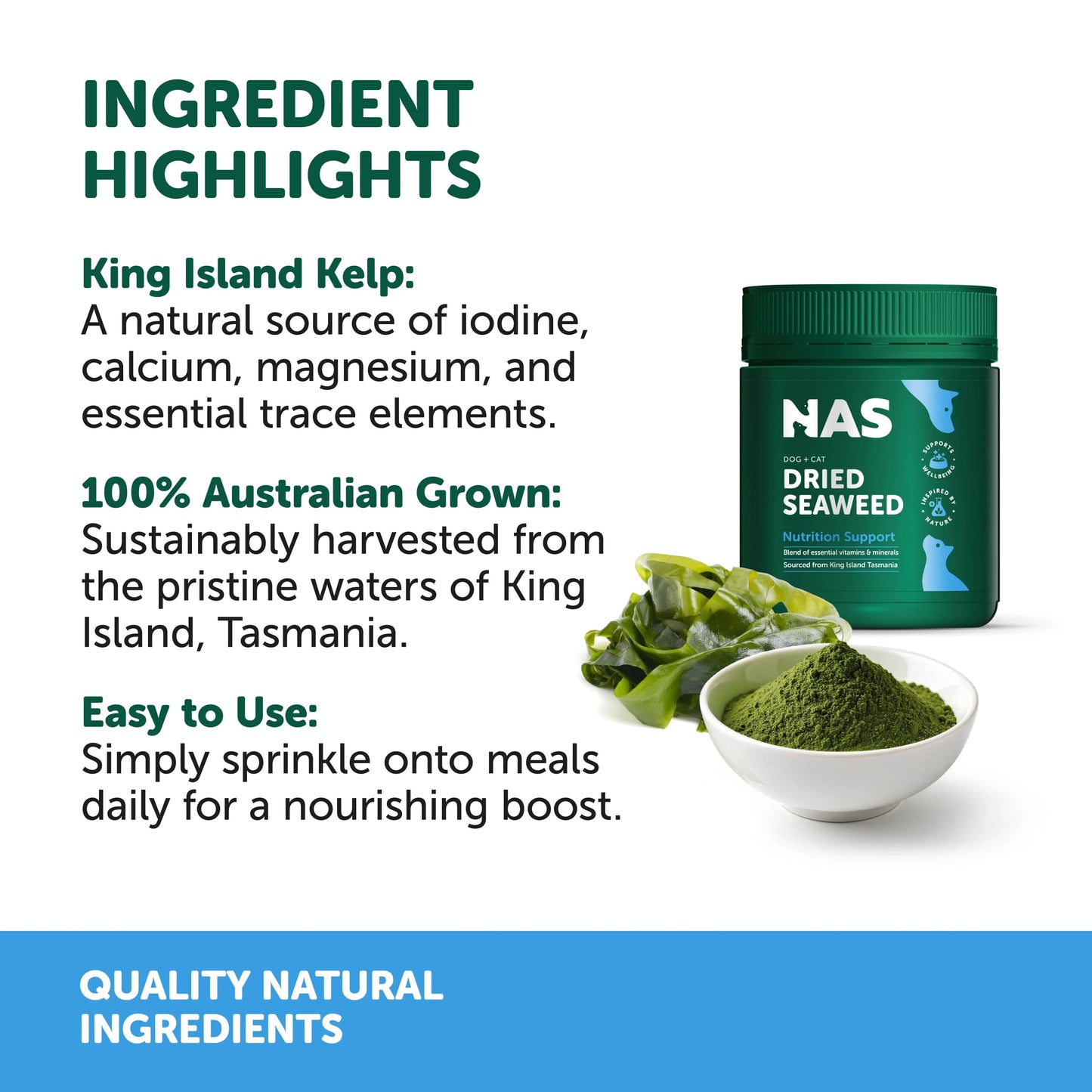 Natural Animal Solutions – Dried Seaweed