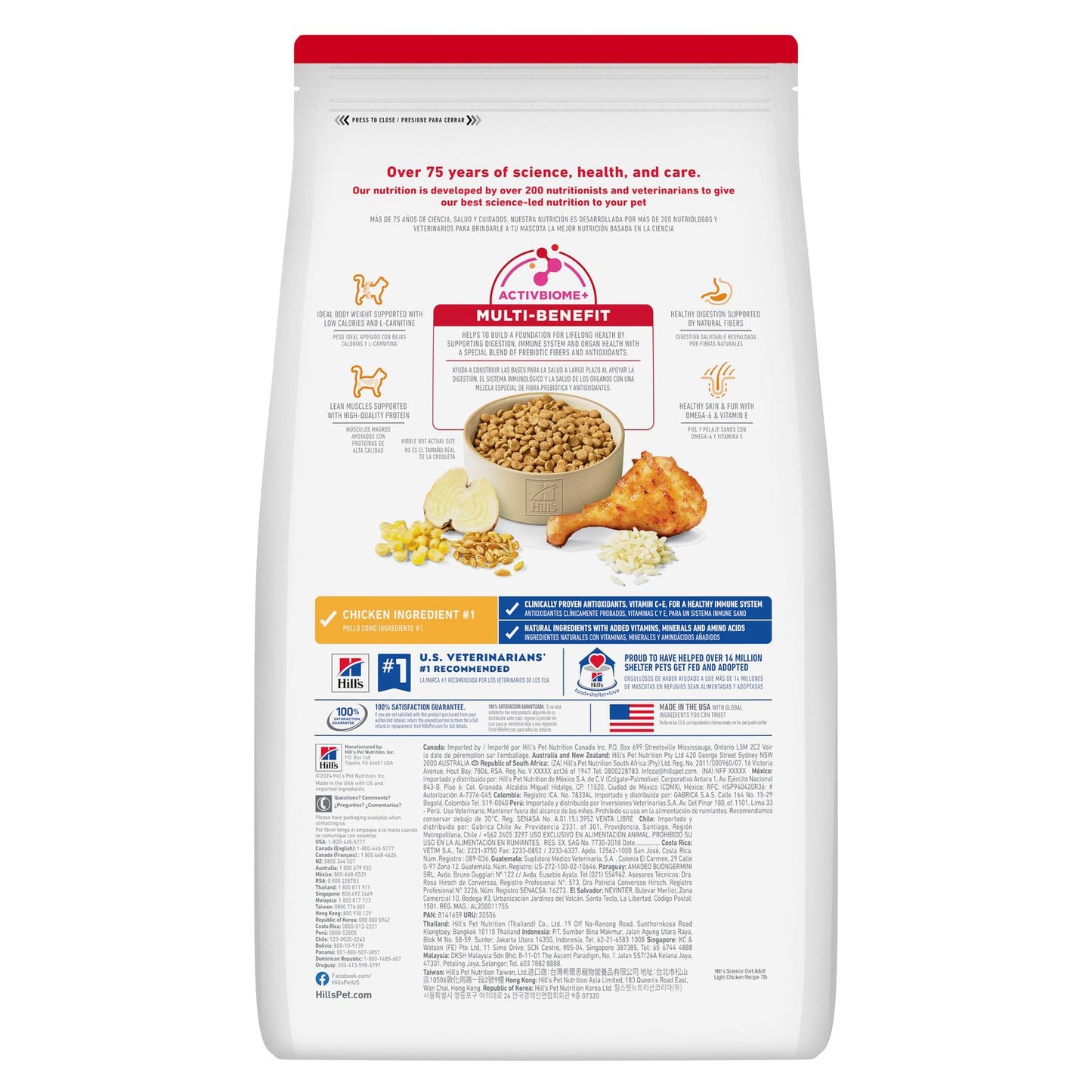 Hill’s – Science Diet – Adult Cat (1-6) Light