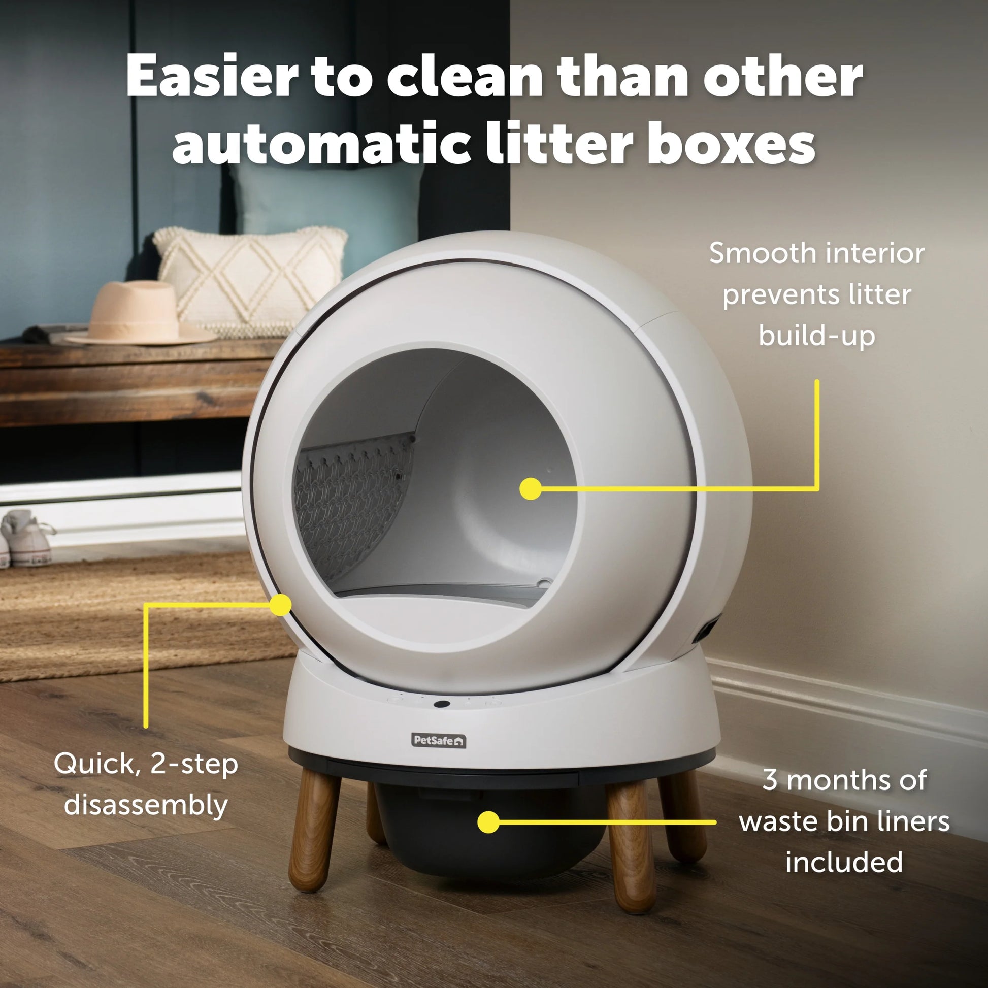 PetSafe – ScoopFree SmartSpin Self-Cleaning Litter Box - Barkn Bargains