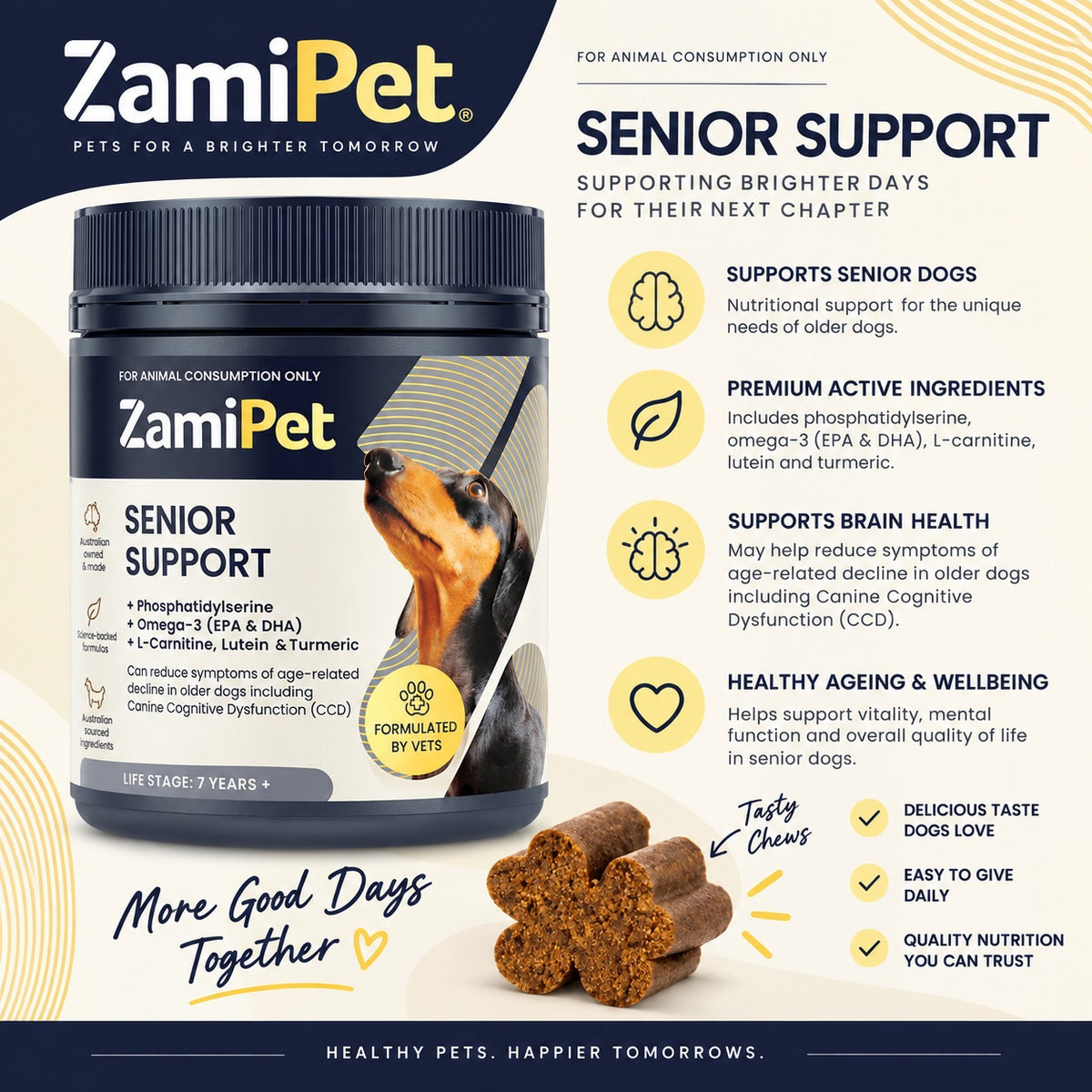 ZamiPet – Senior Support
