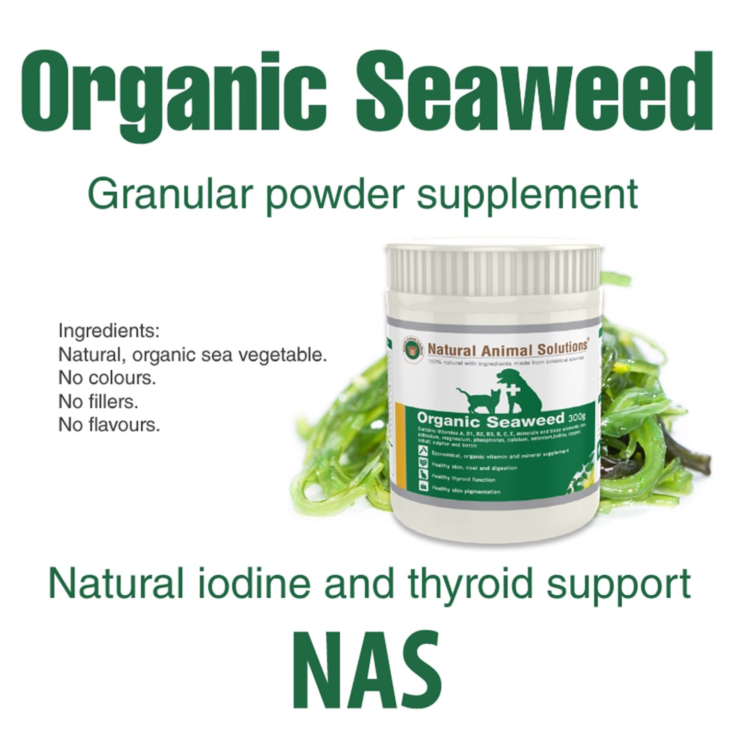 Natural Animal Solutions – Organic Seaweed