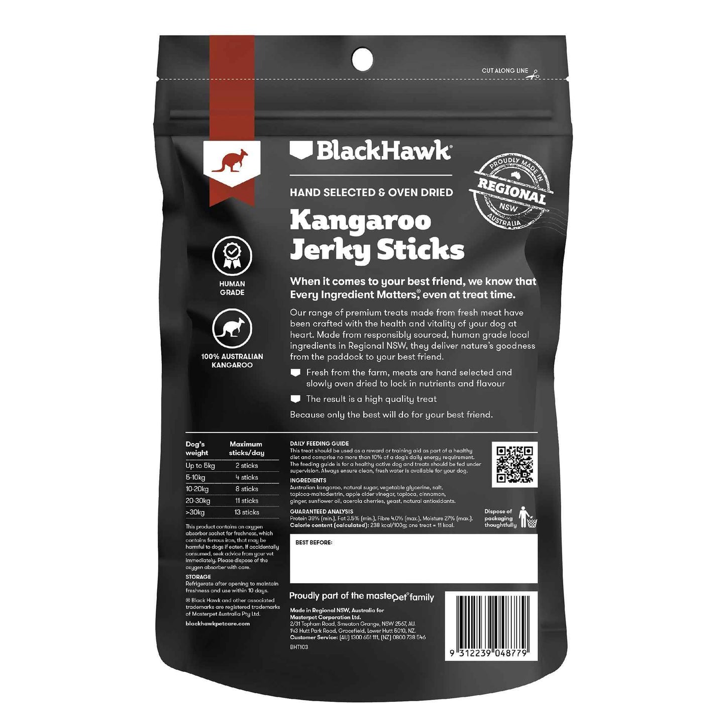 Black Hawk – Premium Dog Treats – Jerky Sticks