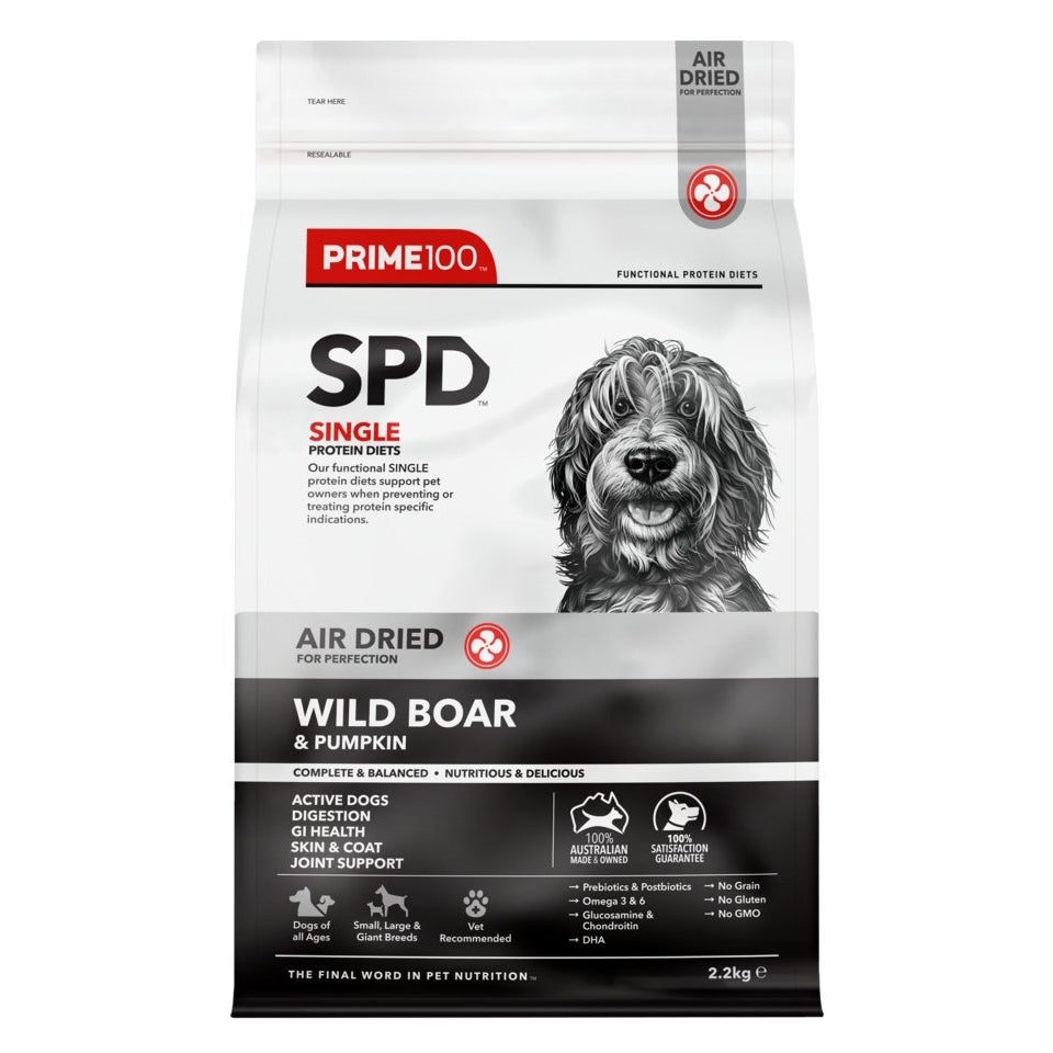 Prime100 – SPD Air Dried – Wild Boar & Pumpkin